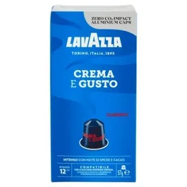 Lavazza Cápsulas Crema e Gusto Clásico para Cafeteras Nespresso, Caja de 10